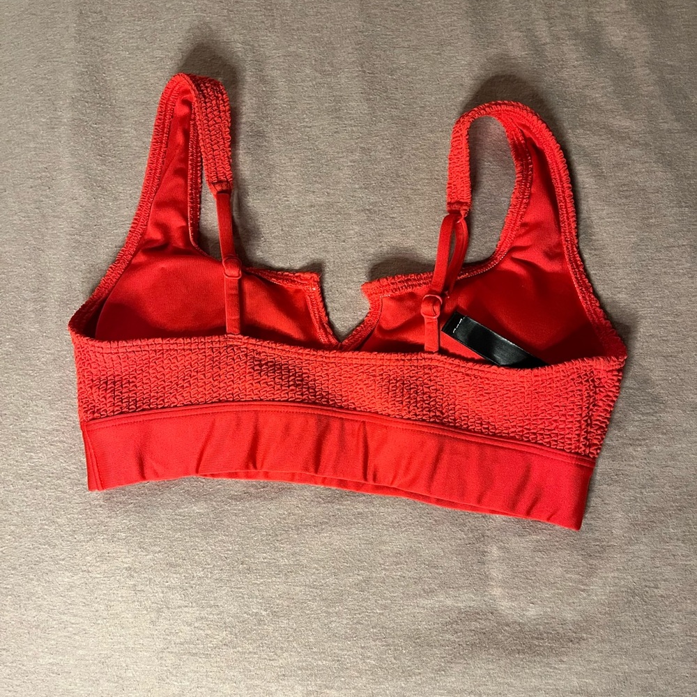 Red VS Pink Sports Bra